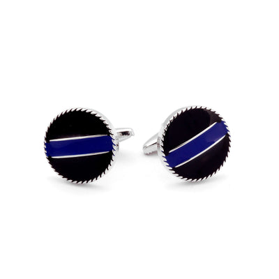 Thin Blue Line Cufflinks- The Police Style