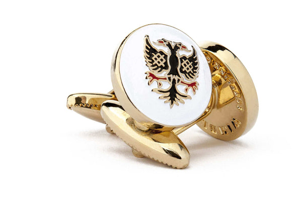 The Wimbledon Eagle Gold Cufflink by Wimbledon Cufflink Company