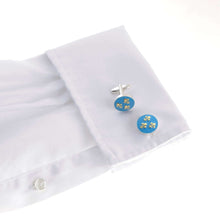 Fleur de Lis Silver Cufflink