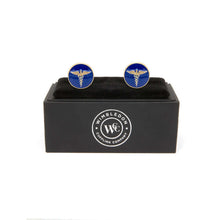 The Rod of Caduceus Cufflink - Wimbledon Cufflink Company 