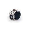 925 Sterling Silver Black Tie Cufflink for Gala Events and Celebrations
