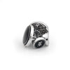 The Formal 925 sterling silver cufflink for black tie events with a modern and timeless design.
