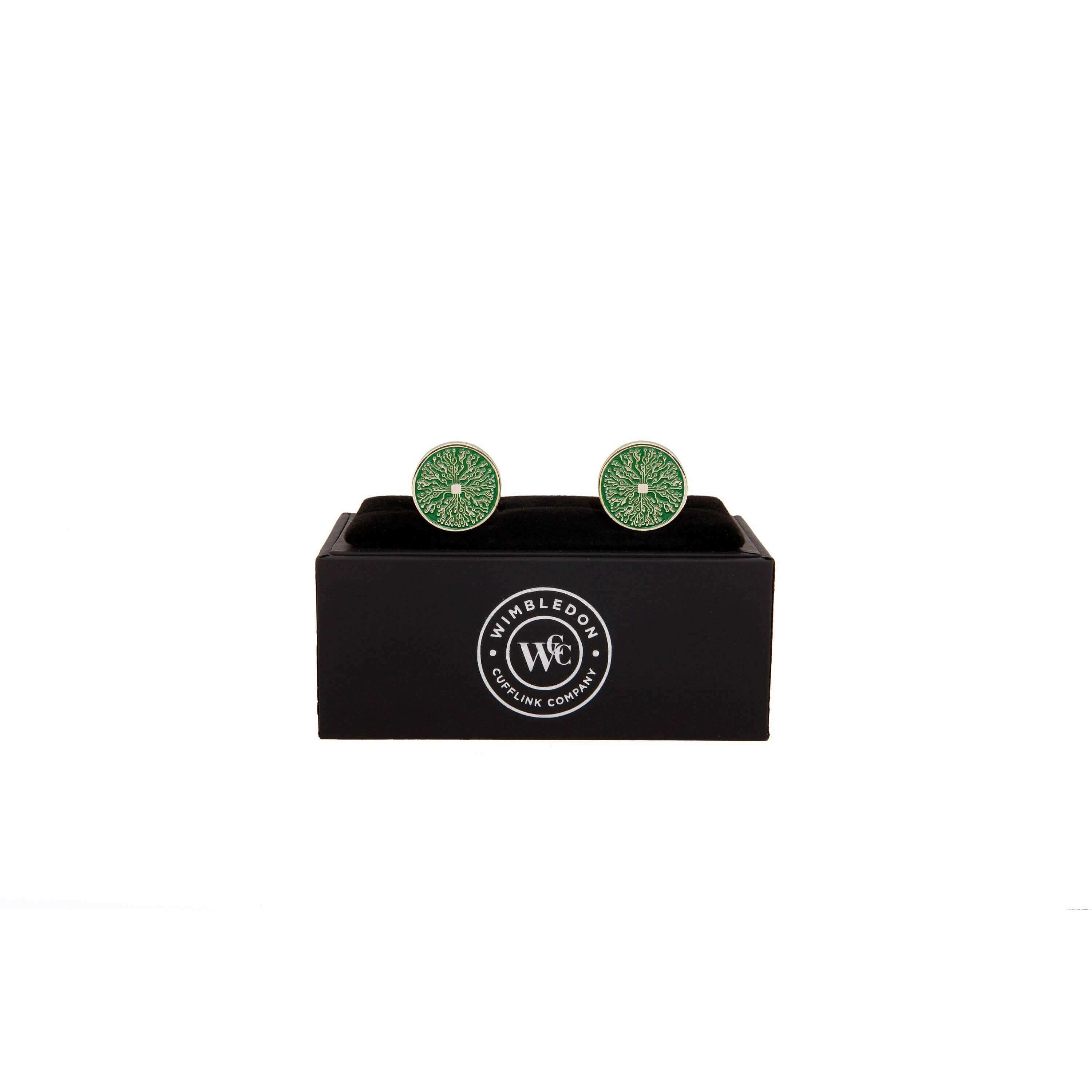 Circuit Board Cufflink - Wimbledon Cufflink Company 