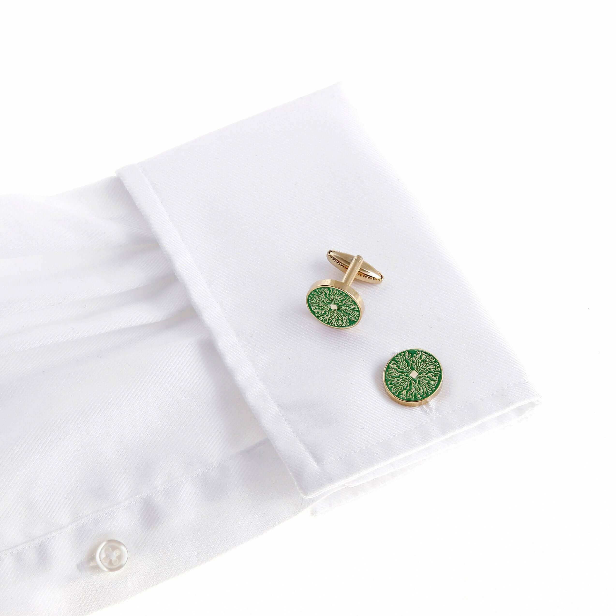 Circuit Board Cufflink - Wimbledon Cufflink Company 