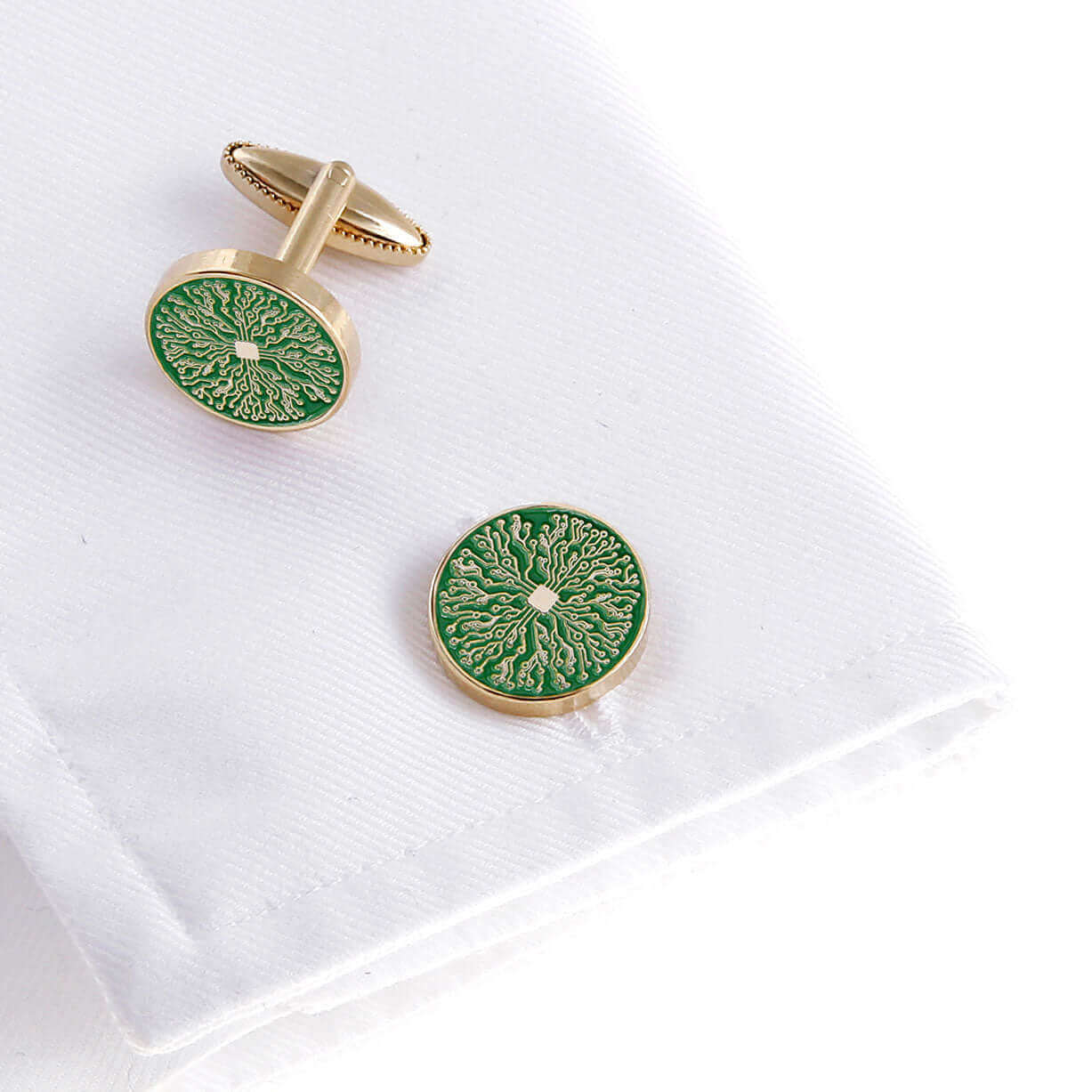 Circuit Board Cufflink - Wimbledon Cufflink Company 