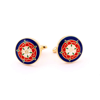 The Tudor Rose Gold Cufflink